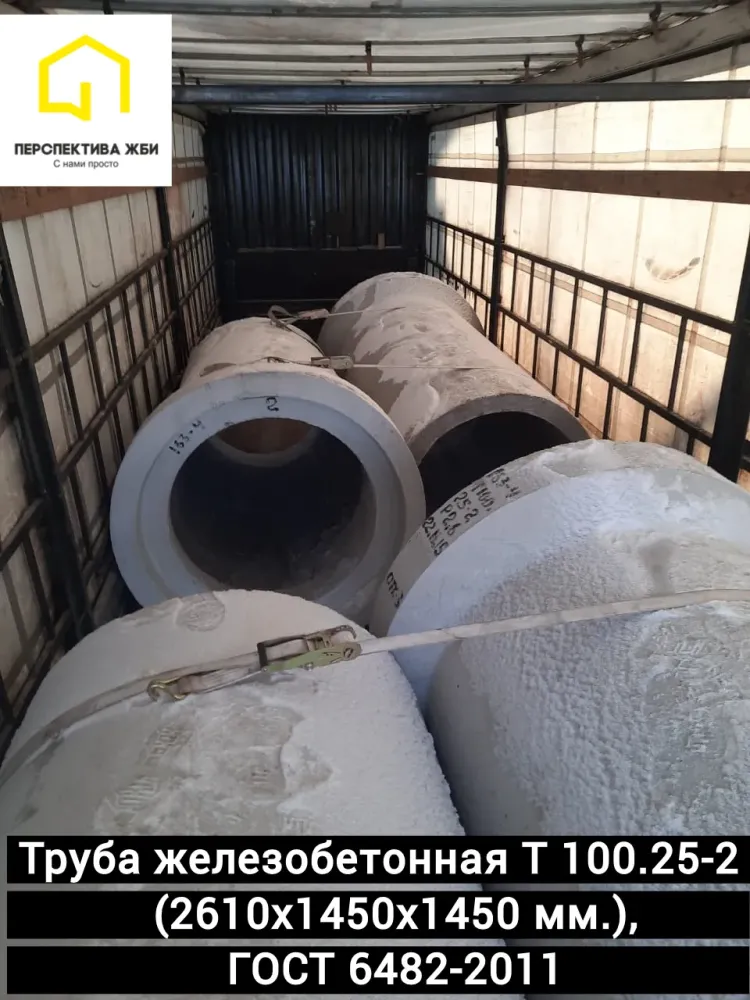 Труба железобетонная Т 100.25-2