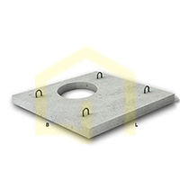 Плиты тепловых камер П 2.8-1.44-0.22 (с отверстием)